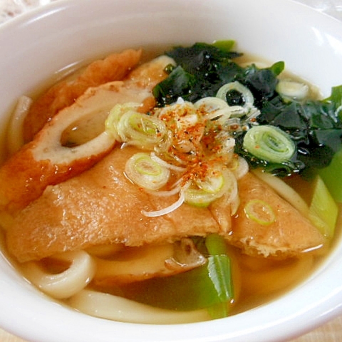 めんつゆでお手軽 きつねと竹輪 わかめうどん レシピ 作り方 By アルプスの乙女 楽天レシピ めんつゆでお手軽 きつねと竹輪 わかめうどん レシピ 作り方 By アルプスの乙女 楽天レシピ